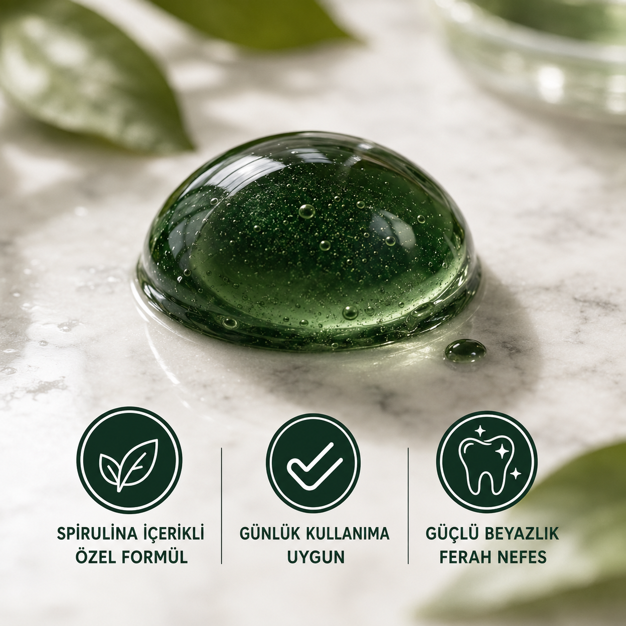 Clinco Spirulina Diş Beyazlatıcı Yeşil Jel - Premium Serisi