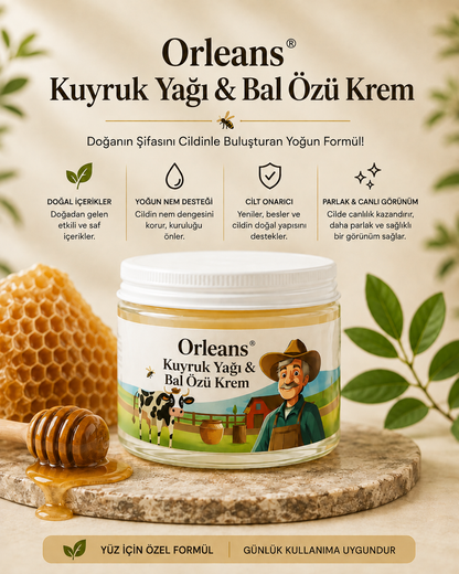 Orleans® Kuyruk Yağı & Bal Özü Krem