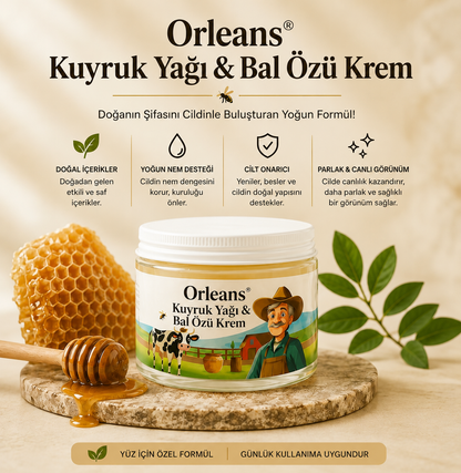 Orleans® Kuyruk Yağı & Bal Özü Krem